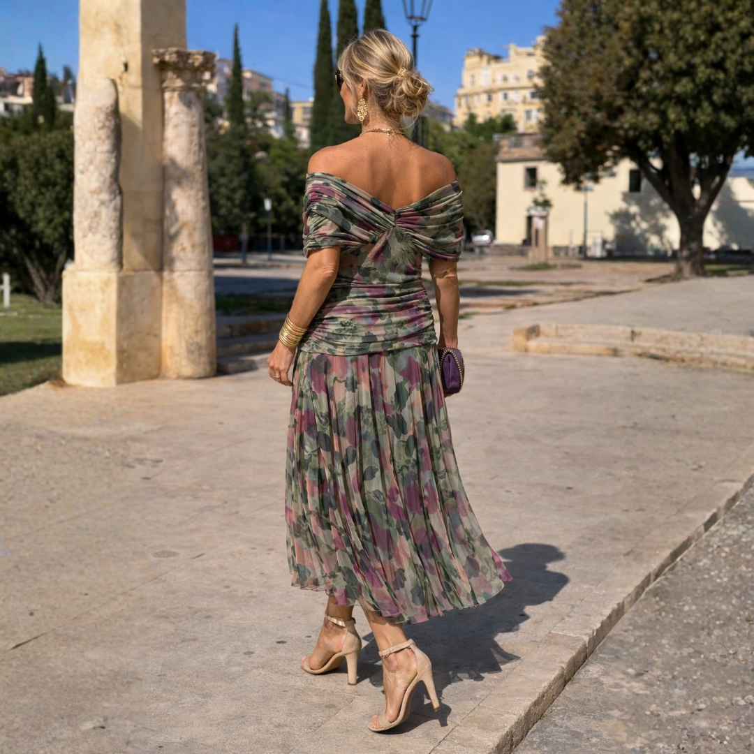 Rossana – Abito lungo a spalle scoperte