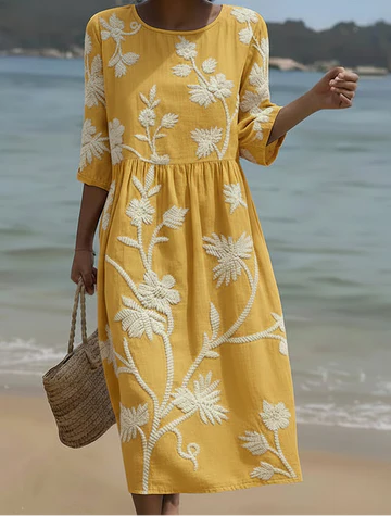 Brianna | Abito elegante floreale