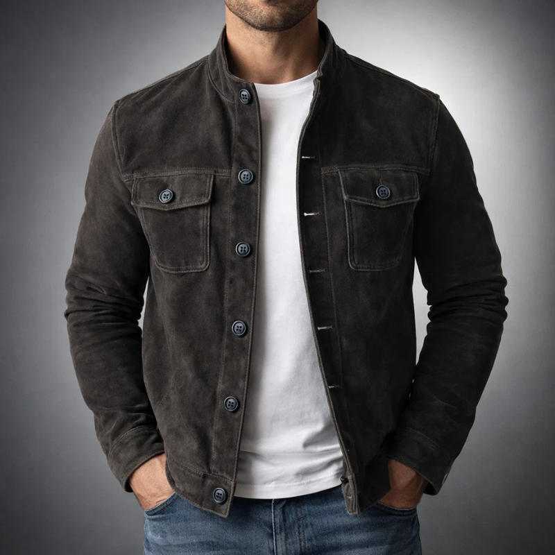 Lorenzo™ | Elegante Giacca Scamosciata