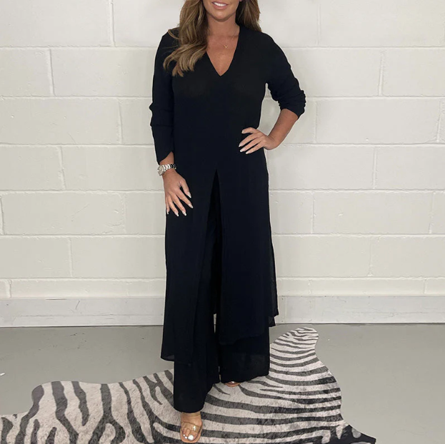Zenova™ Nathalie |2-PIECE LÅNG Dräkt