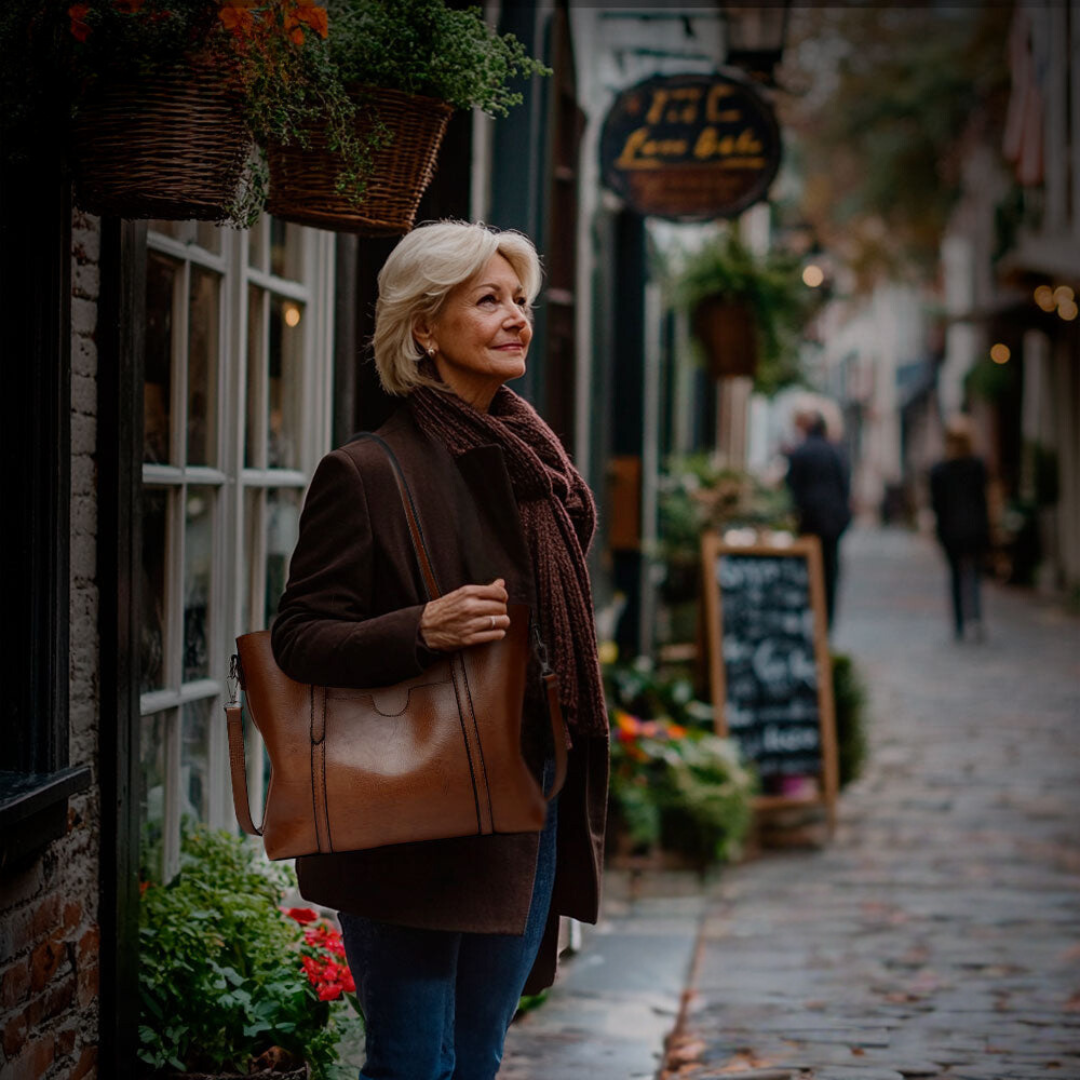 Nicole | Favorit axelväska i vintagestil