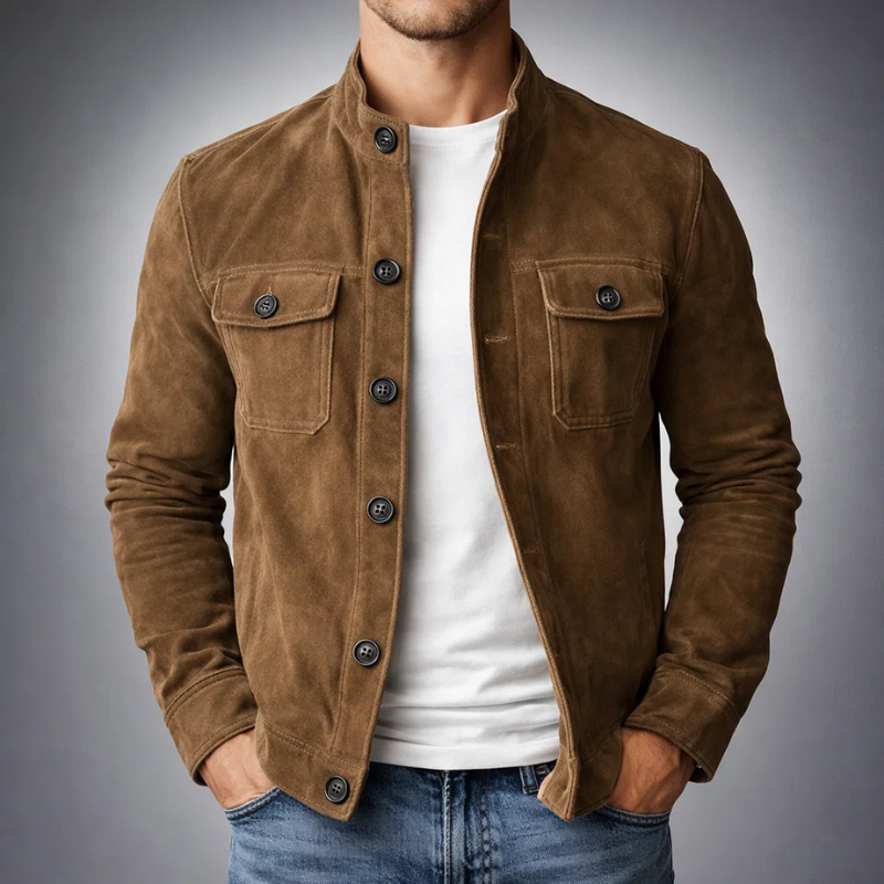 Lorenzo™ | Stylish Suede Jacket