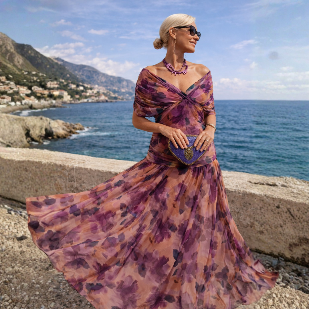 Rossana – Abito lungo a spalle scoperte