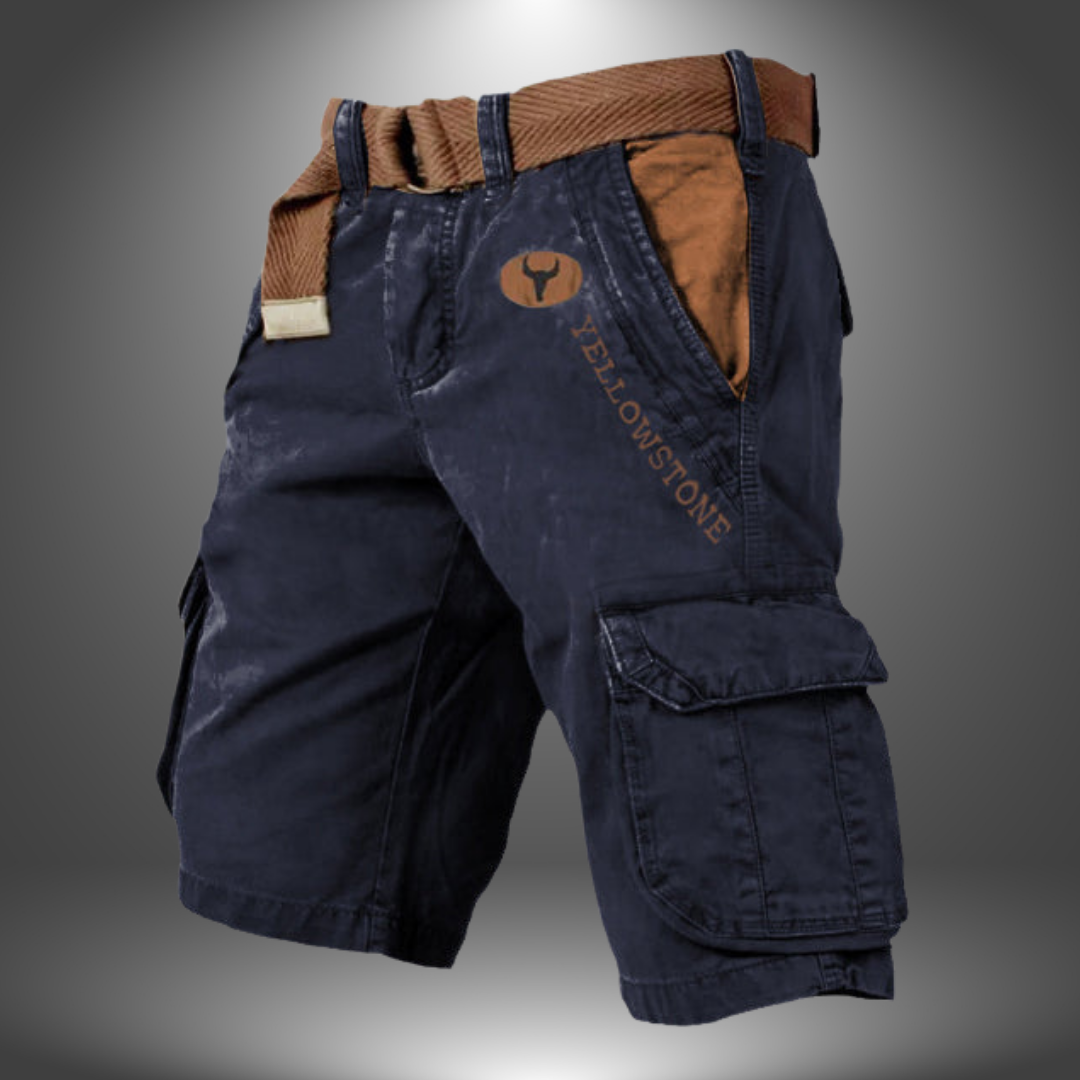 Zenova™ Diego | Handgjorda cargo shorts för män
