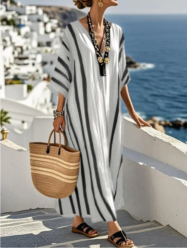 Naomi | Abito lungo caftano estivo