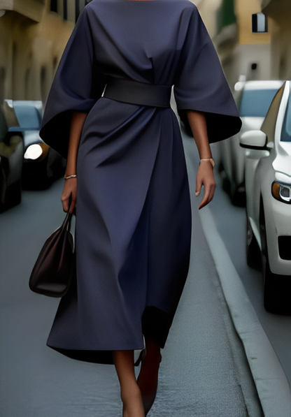 Zenova™ Charlie | Celestine Klänning - 3/4 ärm + RIBBON