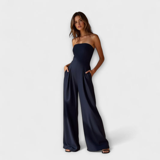 Zenova™ Amélia | Elegant axelbandslös jumpsuit