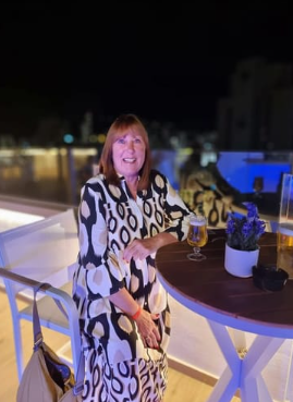 Zenova™ Mary | 3/4 SLeeve tryckt klänning