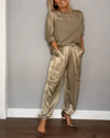 Zenova™ Carmen | Satin Tvådelad kostym