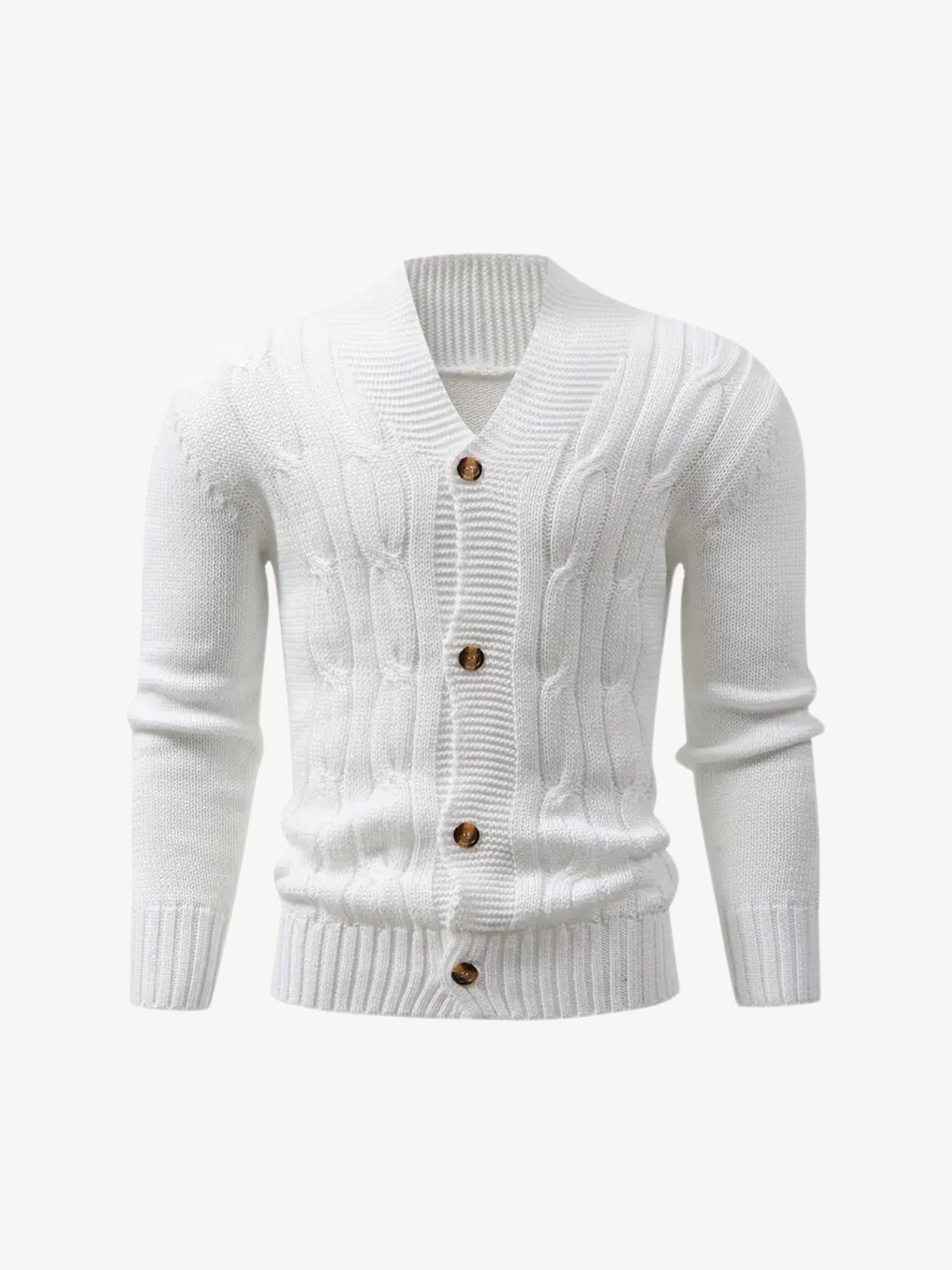 Zenova™ Lorne | Ribbad Sjal Cardigan