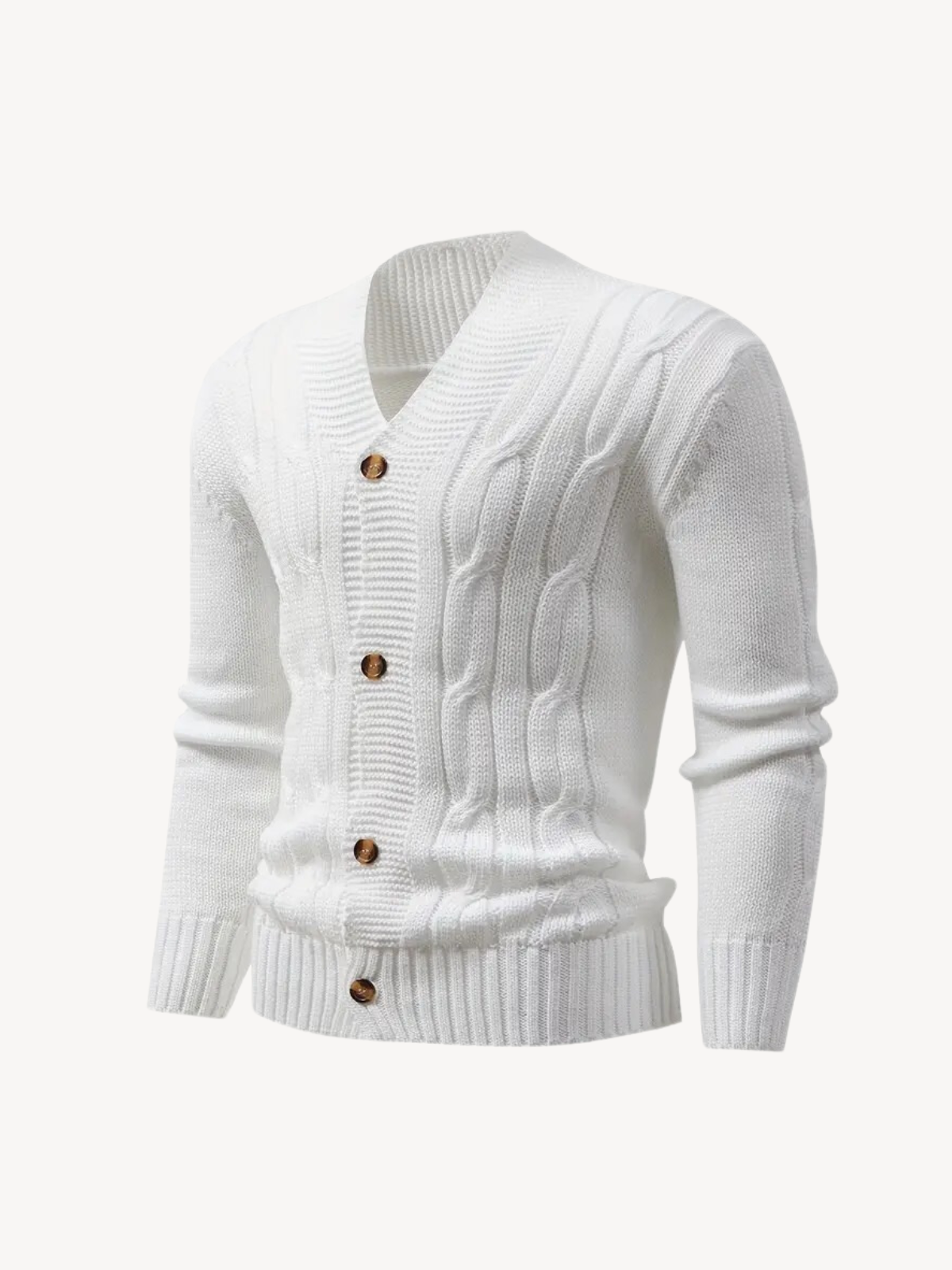 Zenova™ Lorne | Ribbad Sjal Cardigan