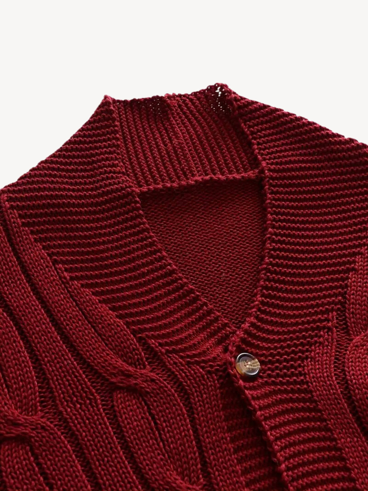 Zenova™ Lorne | Ribbad Sjal Cardigan