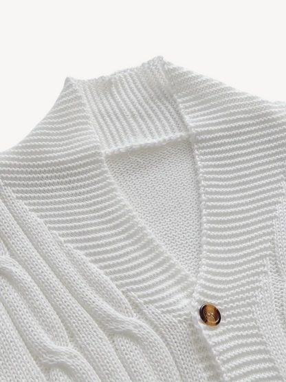 Zenova™ Lorne | Ribbad Sjal Cardigan