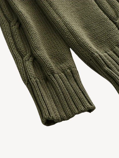 Zenova™ Lorne | Ribbad Sjal Cardigan