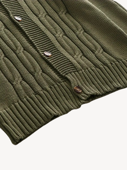 Zenova™ Lorne | Ribbad Sjal Cardigan