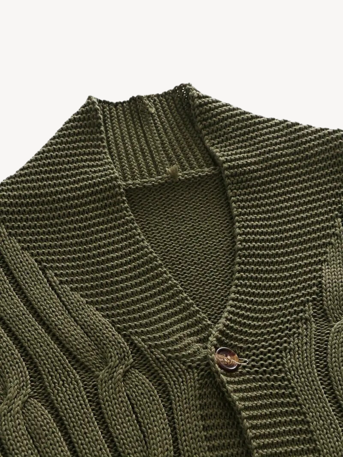 Zenova™ Lorne | Ribbad Sjal Cardigan