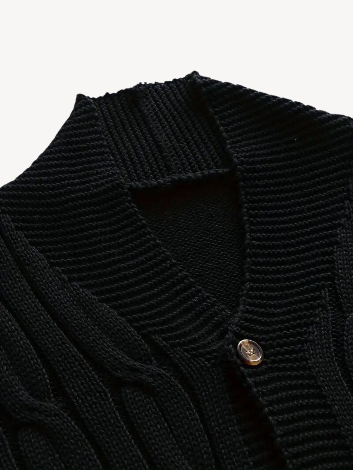 Zenova™ Lorne | Ribbad Sjal Cardigan