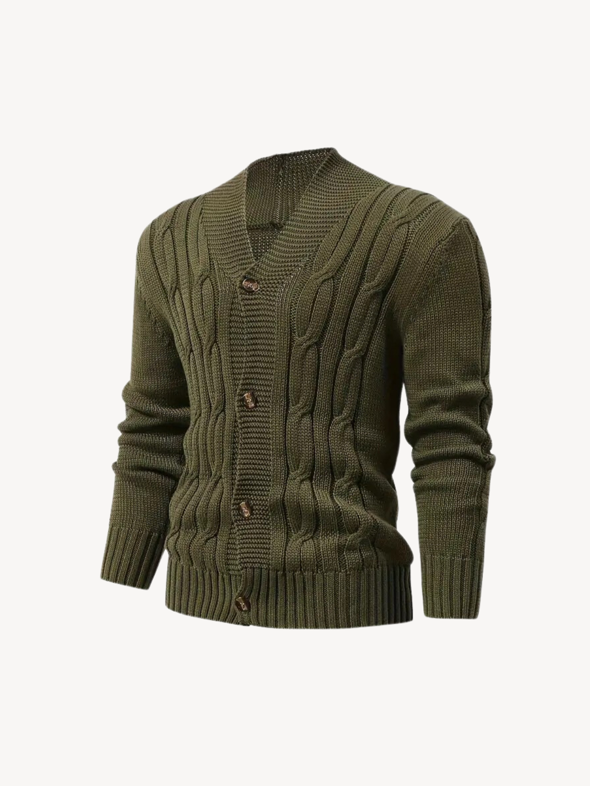 Zenova™ Lorne | Ribbad Sjal Cardigan