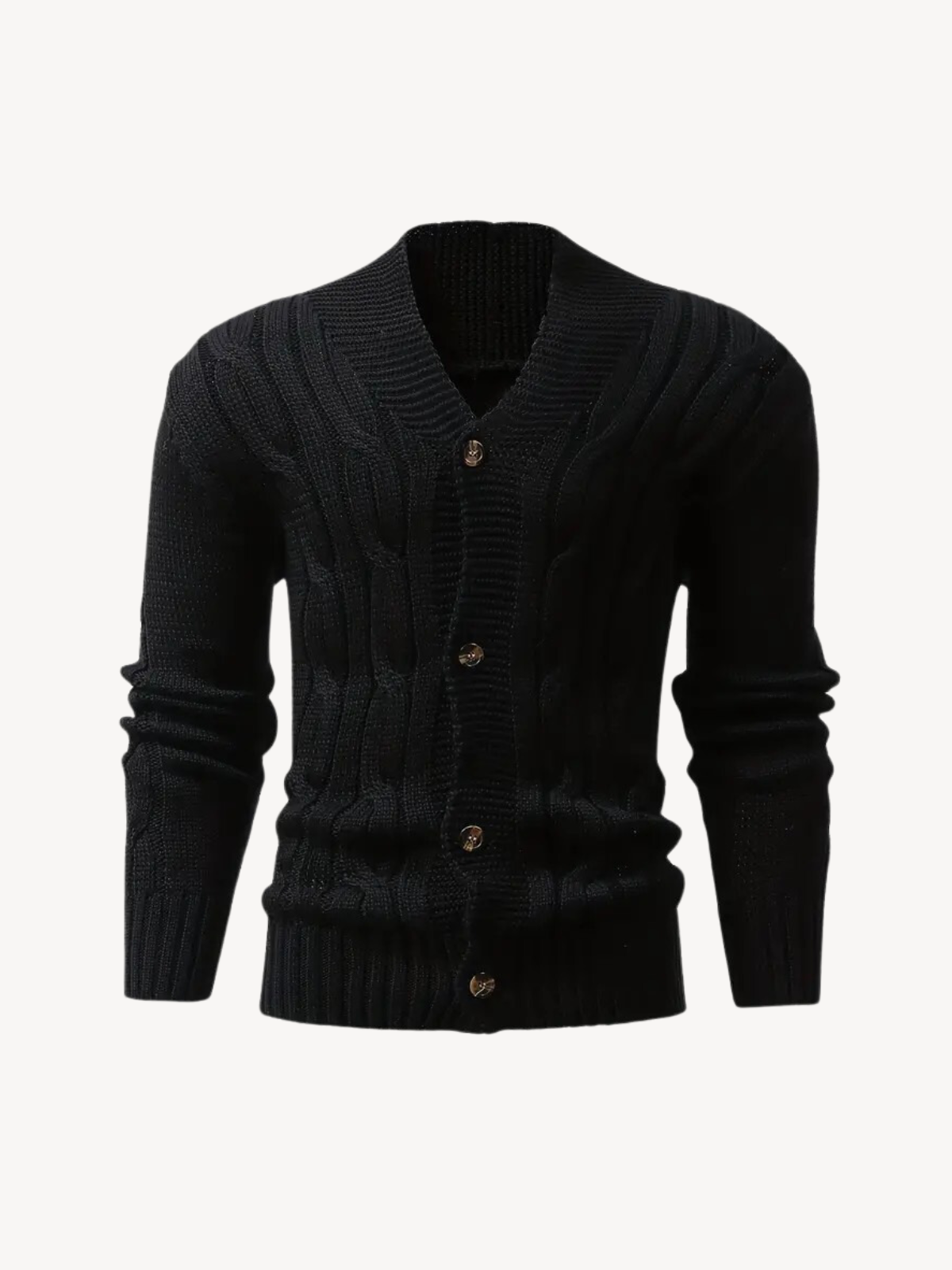 Zenova™ Lorne | Ribbad Sjal Cardigan
