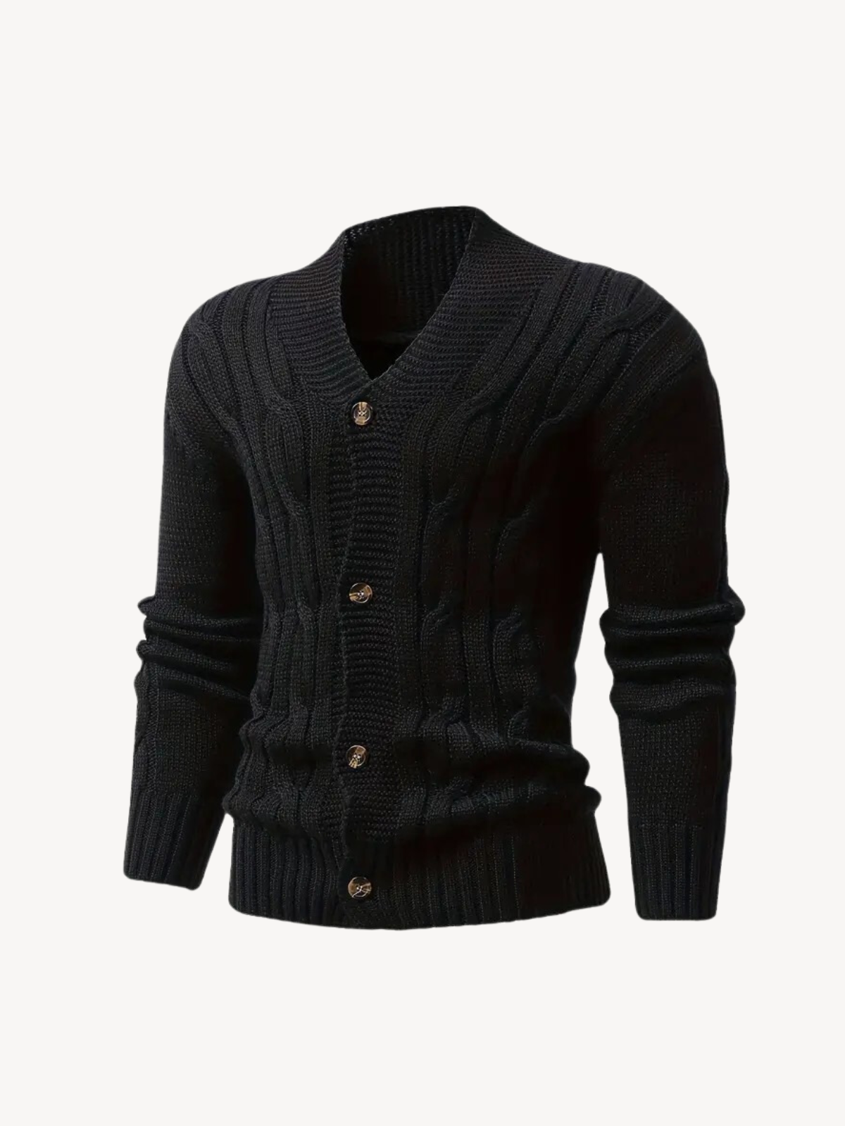 Zenova™ Lorne | Ribbad Sjal Cardigan