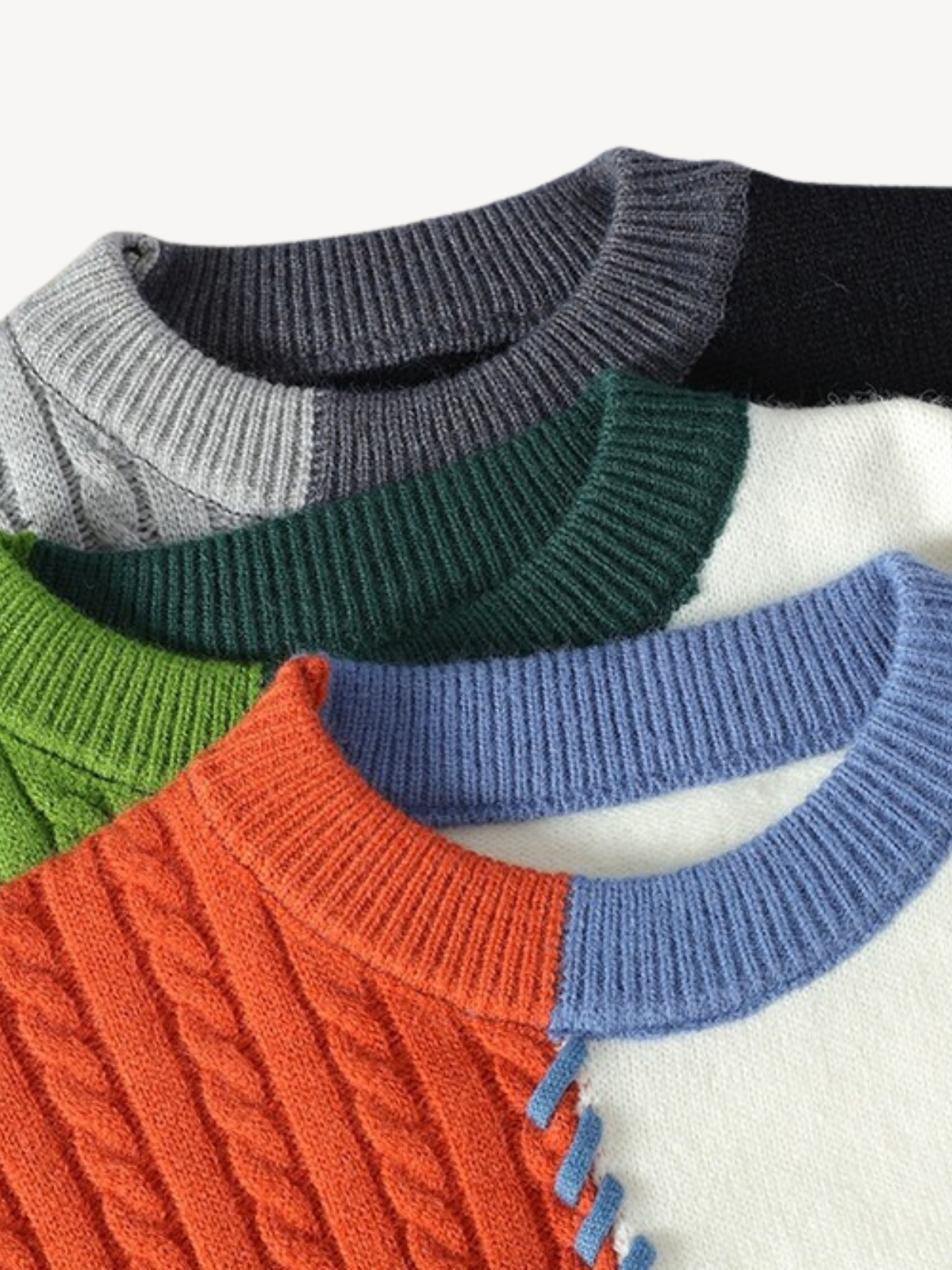 Zenova™ Milo | Patch stickad tröja