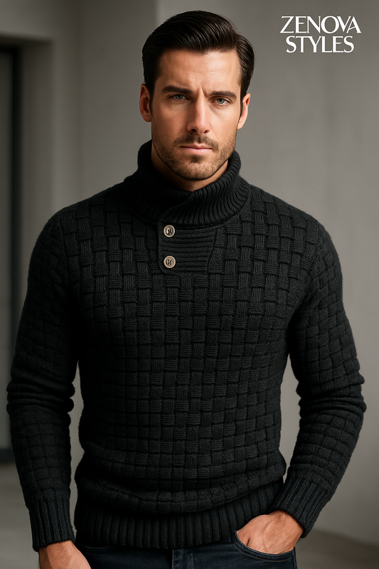 Zenova™ Dalton | Vävd stickad tröja