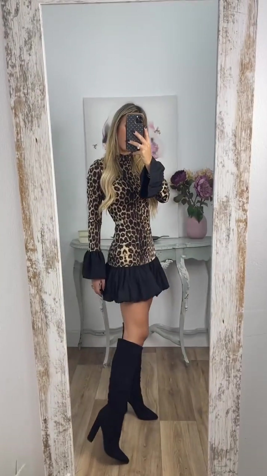 Zenova™ Racheal | Leopardklänning