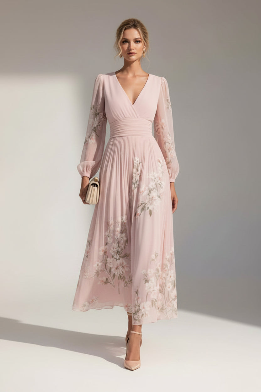 Prescela | Abito midi floreale