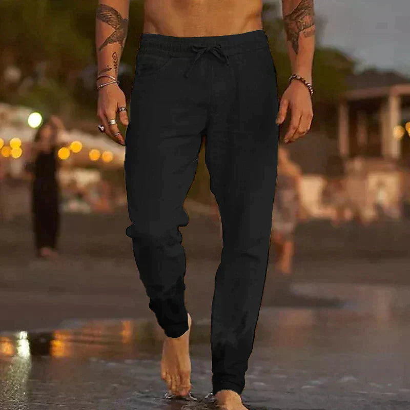 Zenova™ Duke | Strandbyxor i linne