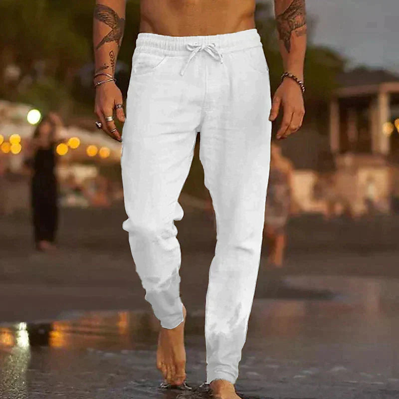 Zenova™ Duke | Strandbyxor i linne