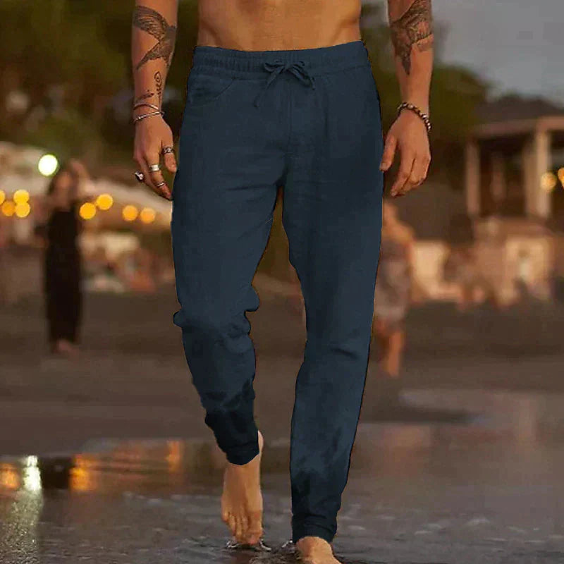 Zenova™ Duke | Strandbyxor i linne