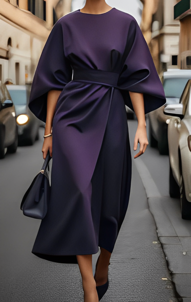 Zenova™ Charlie | Celestine Klänning - 3/4 ärm + RIBBON