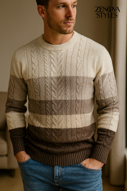 Zenova™ Marlo | Gradient stickad tröja