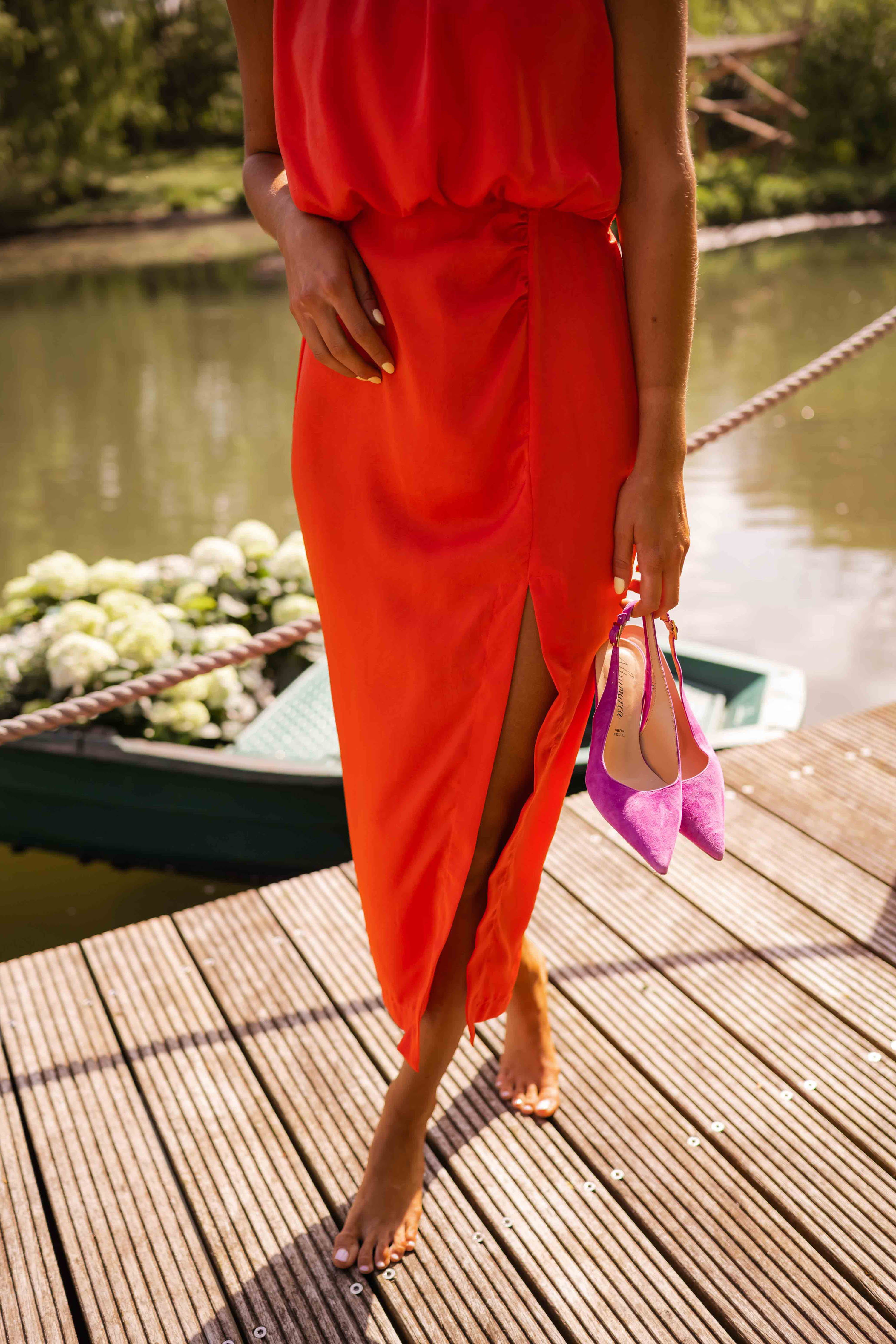 Zenova™ Cecillia | Sommar midiklänning