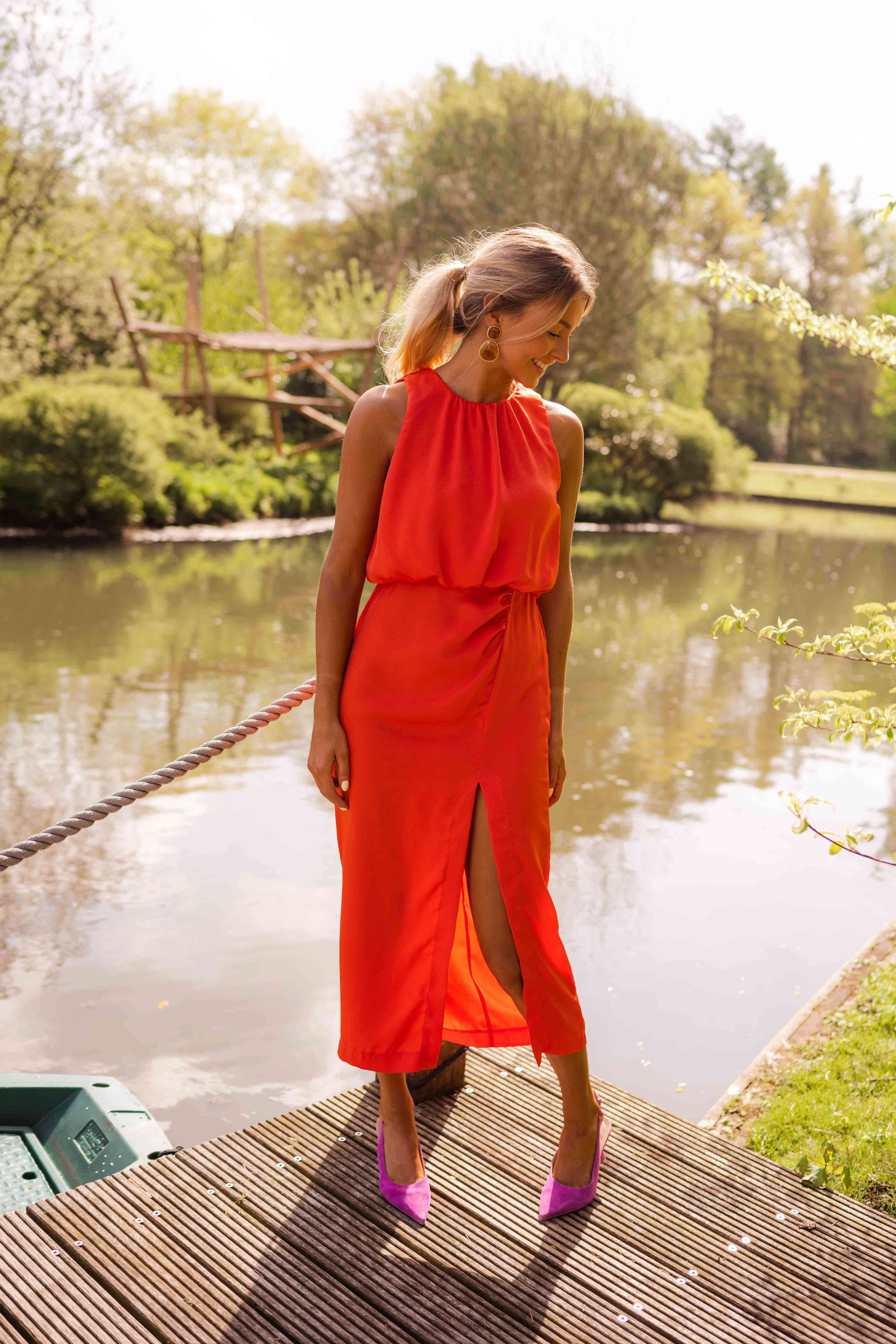 Zenova™ Cecillia | Sommar midiklänning