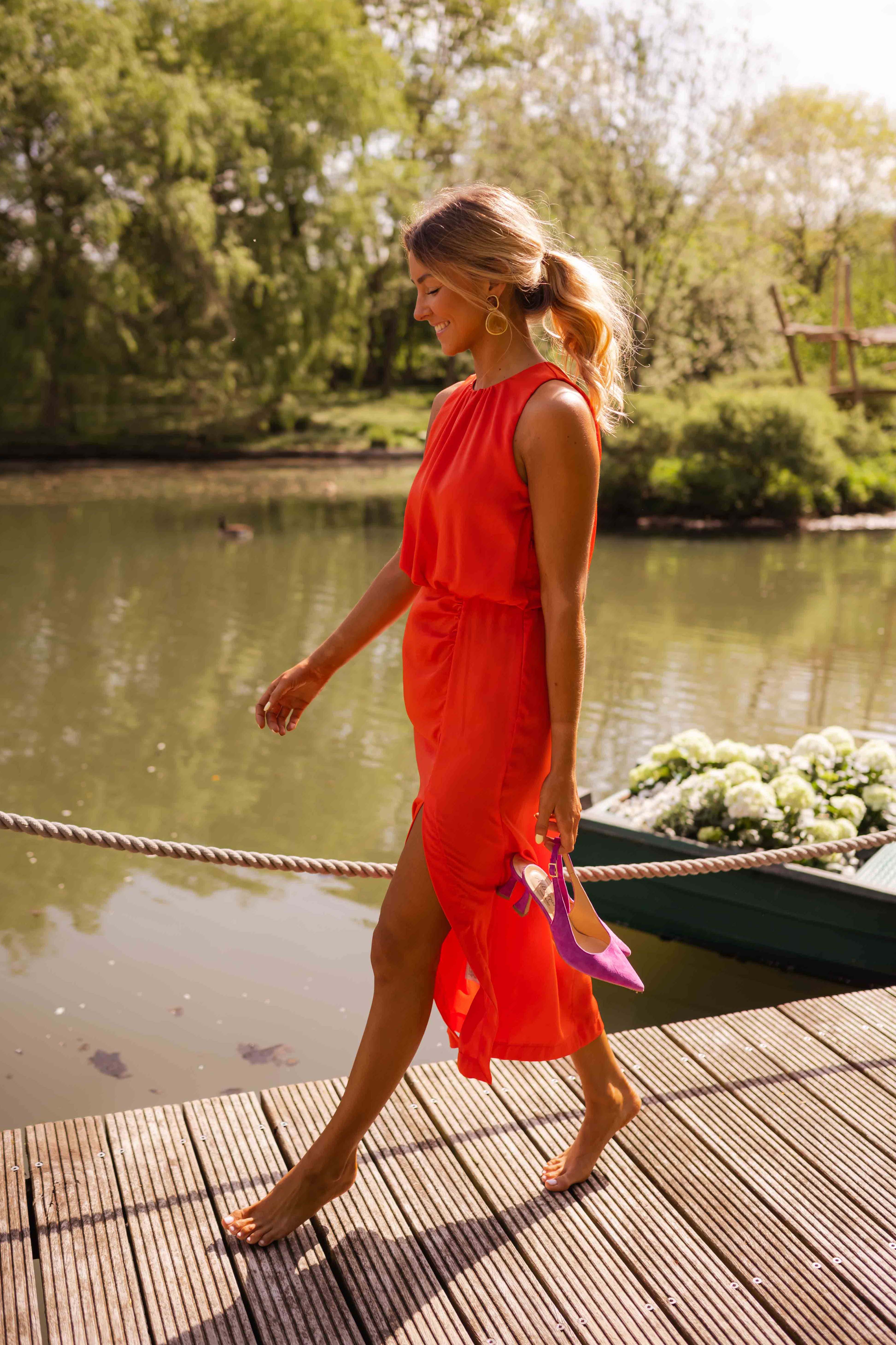 Zenova™ Cecillia | Sommar midiklänning