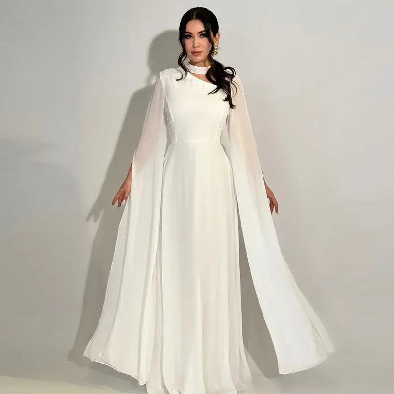Abito a maniche lunghe sottile ed elegante