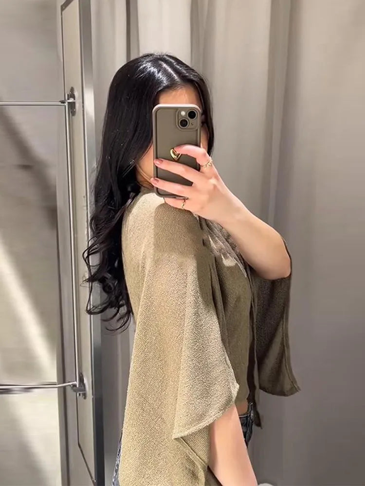 Top con Sopragonna a Mantella
