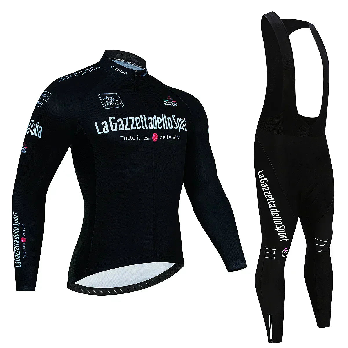 Zenova™  Giro d'Italia – Långärmad professionell cykelklädsel