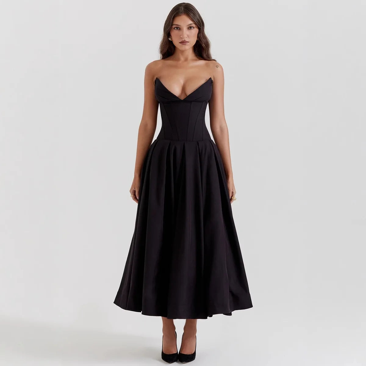 Princess Cut Midi Sundress