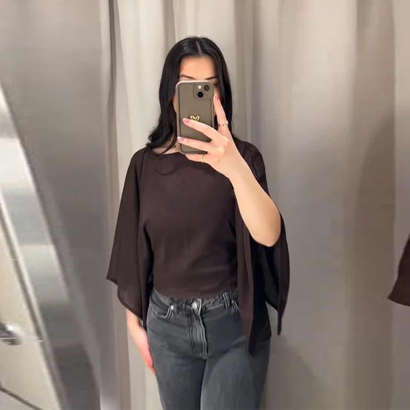 Top con Sopragonna a Mantella