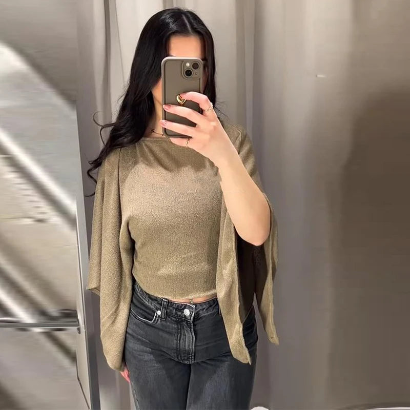 Top con Sopragonna a Mantella