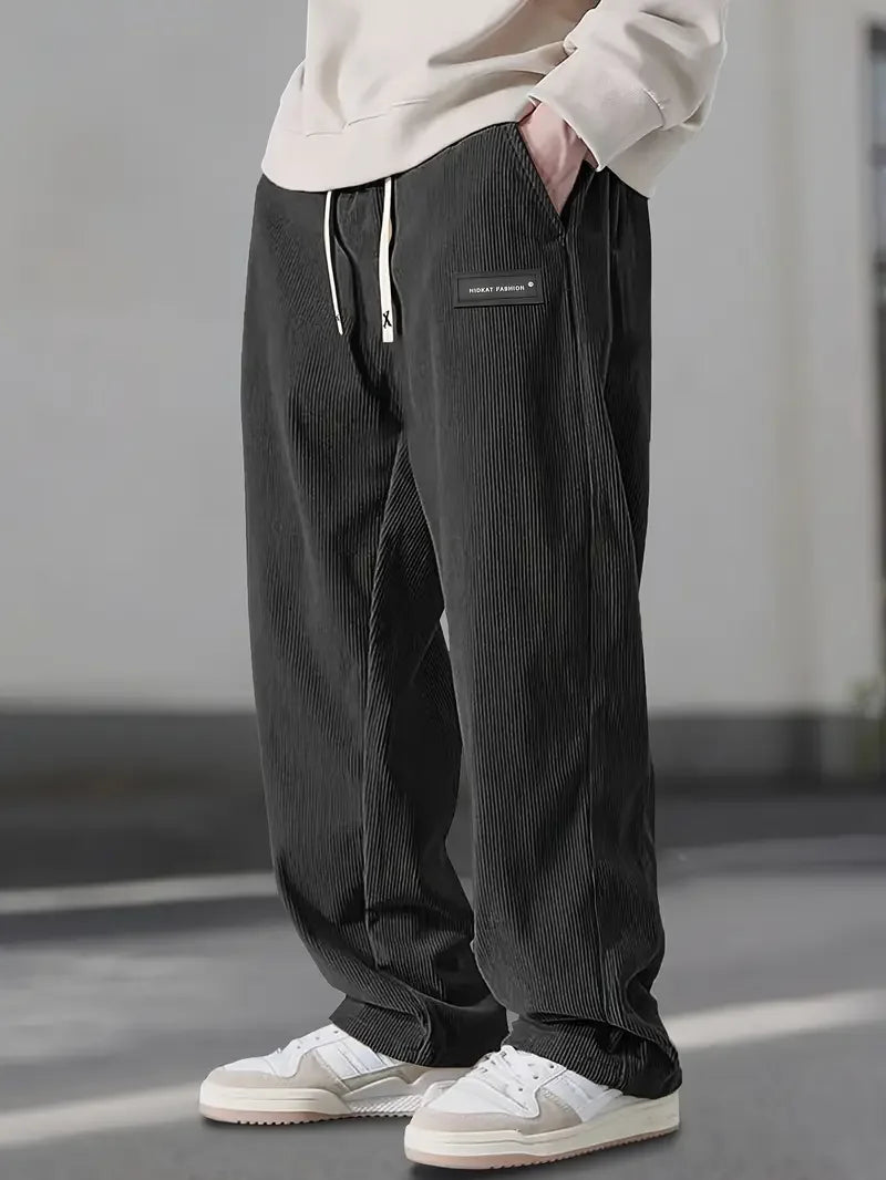 Zenova™ Jir | Pantaloni in Velluto a Coste ComfortFit