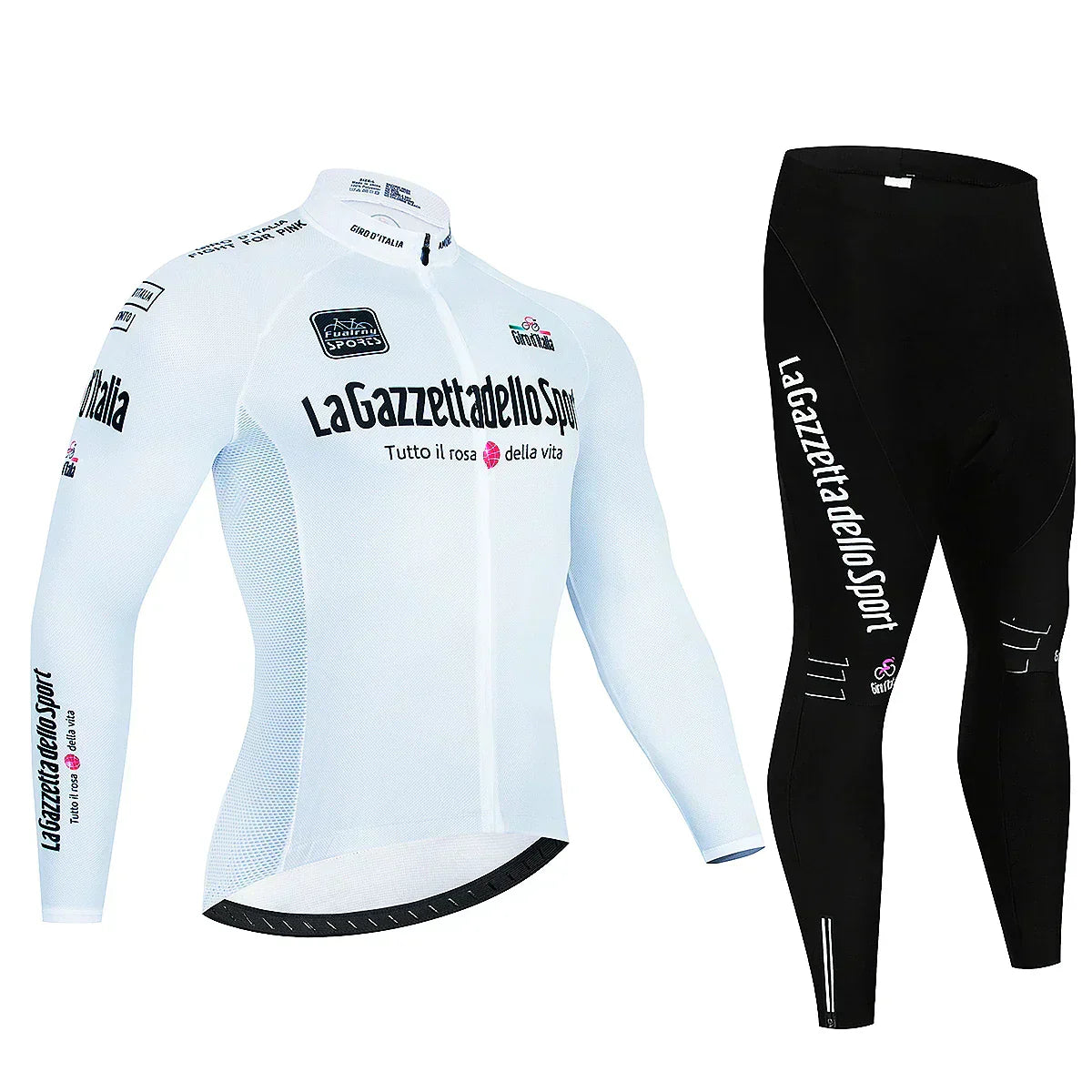 Zenova™  Giro d'Italia – Långärmad professionell cykelklädsel