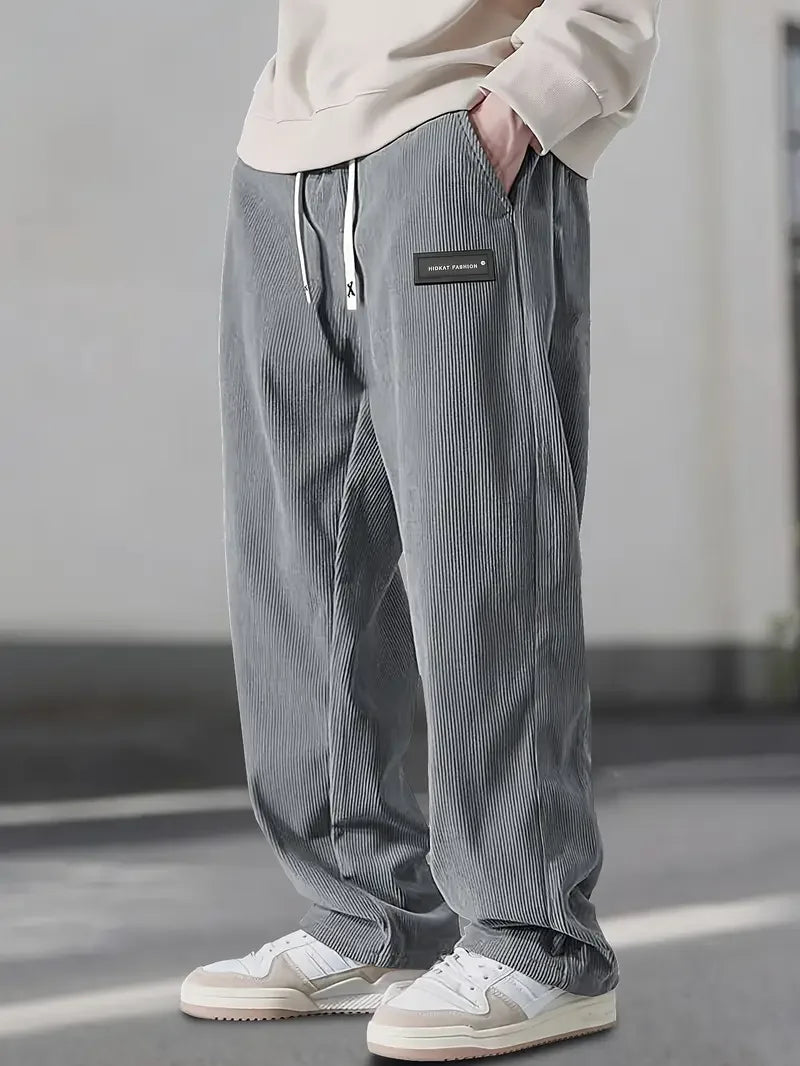 Zenova™ Jir | Pantaloni in Velluto a Coste ComfortFit