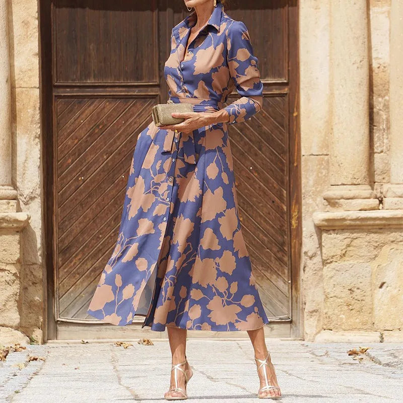 Zenova™ Angelia | Elegant klänning med V-ringning