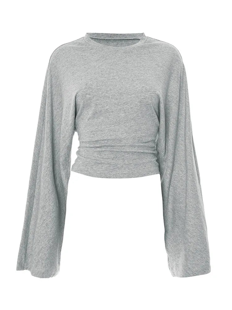 O-Neck Skinny Long Sleeve  T-Shirt