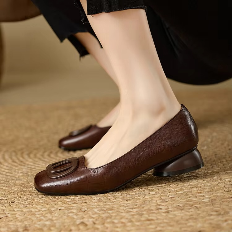 Ballerine Opium in Pelle