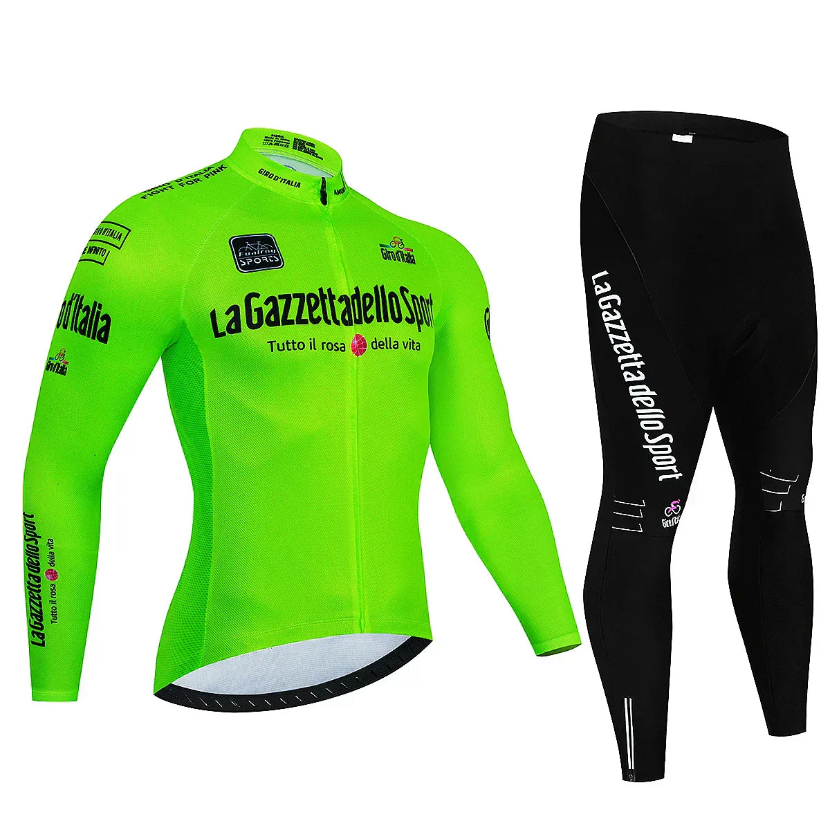Zenova™  Giro d'Italia – Långärmad professionell cykelklädsel