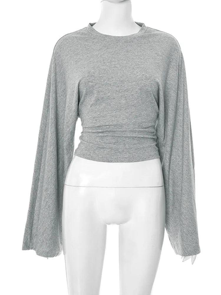 O-Neck Skinny Long Sleeve  T-Shirt
